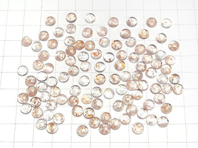 Sonnenstein AA Runde Cabochon 6x6mm 5Stücke