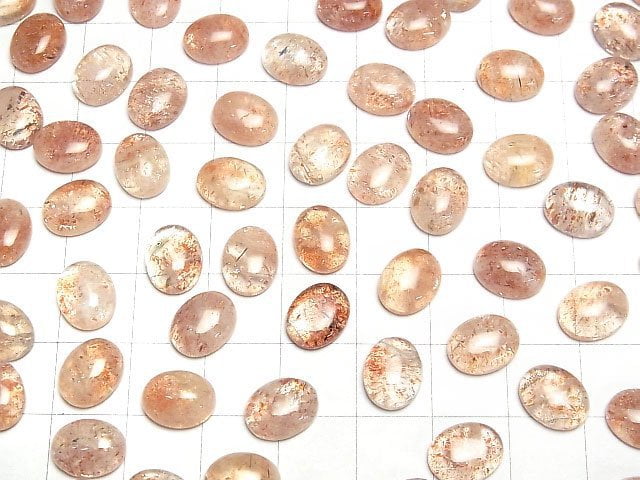 Sonnenstein AA Ovaler Cabochon 10x8mm 3Stücke