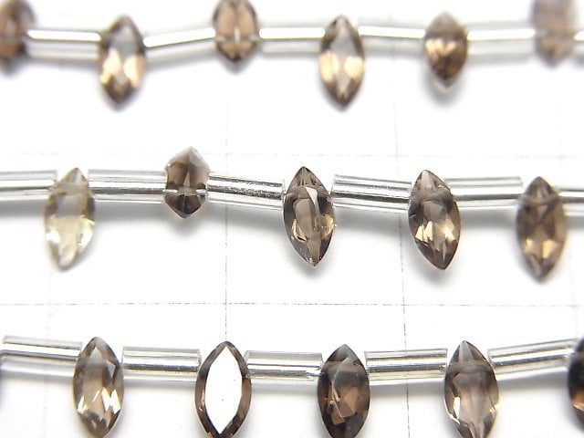 優質茶晶 AAA 馬眼刻面 6x3mm 1串 (18顆)
