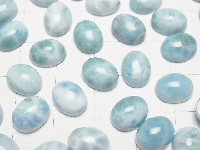 海紋石 橢圓素面 AA級 10x8mm 5顆