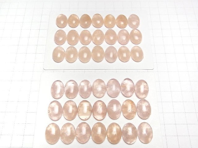 Morganit AA+ Oval Cabochon 18x13mm 2 Stück