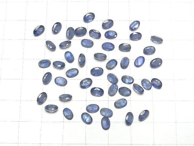 Hochwertiger Saphir AAA- Lose Stein Oval Facettiert 6x4mm 1 Stück
