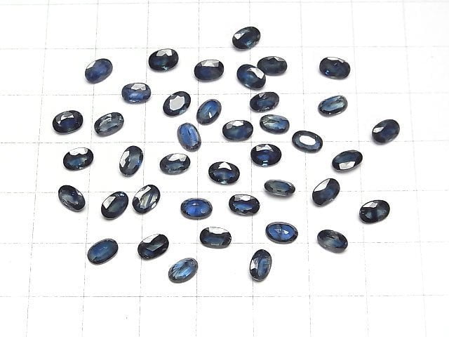 Hochwertiger Saphir AAA- Lose Stein Oval Facettiert 6x4mm 1 Stück