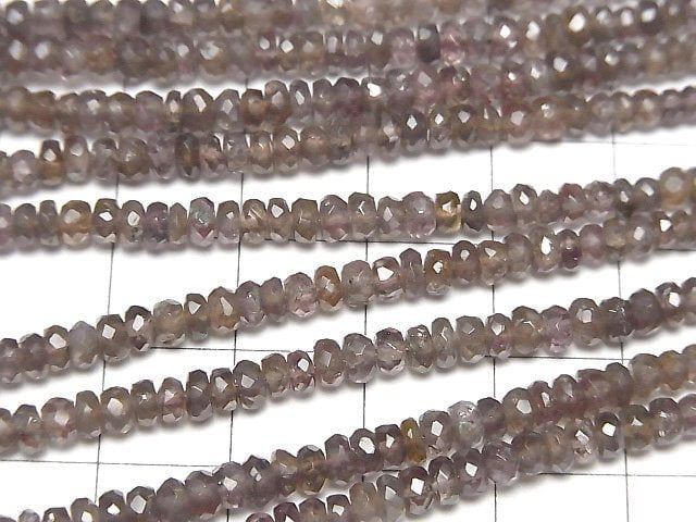 Hochwertiger! Farbwechsel Granat AA++ Facettiertes Knopf Rondelle halb oder 1 Strang Perlen (ca. 15 Zoll/38 cm)