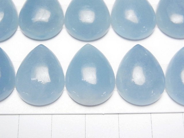 納米比亞 海藍寶 AAA 梨形 蛋面 刻面 20x15mm 1顆