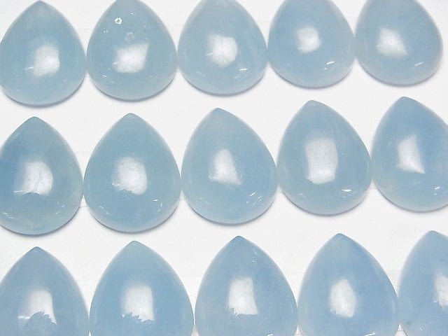 Namibia Aquamarin AAA Birnenform Cabochon 20x15 mm 1 Stück