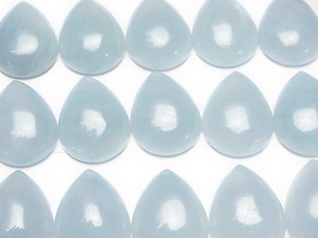 Namibia Aquamarin AAA- Birnenform Cabochon 20x15 mm 1 Stück