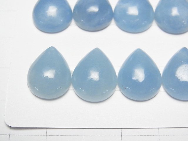納米比亞海藍寶石 AAA 梨形凸圓面 16x12mm 1顆