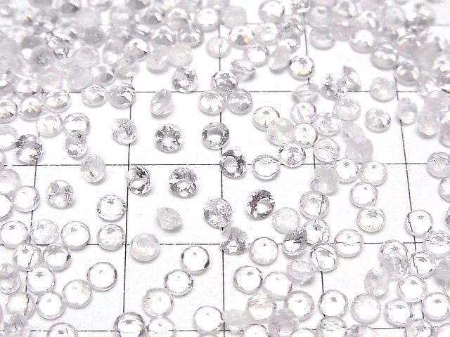 Morganit AA++ Lose Steine Rund facettiert 3x3mm 10 Stück
