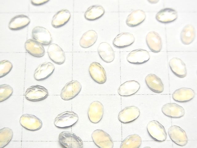 高品質衣索比亞蛋白石 AAA- 橢圓玫瑰式切割 5x3x2mm 10顆