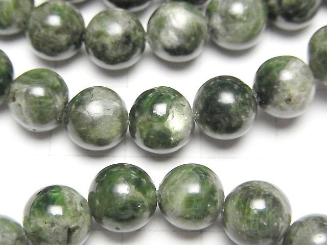 星彩鉻透輝石 AA 級圓珠 8.5mm 手鍊