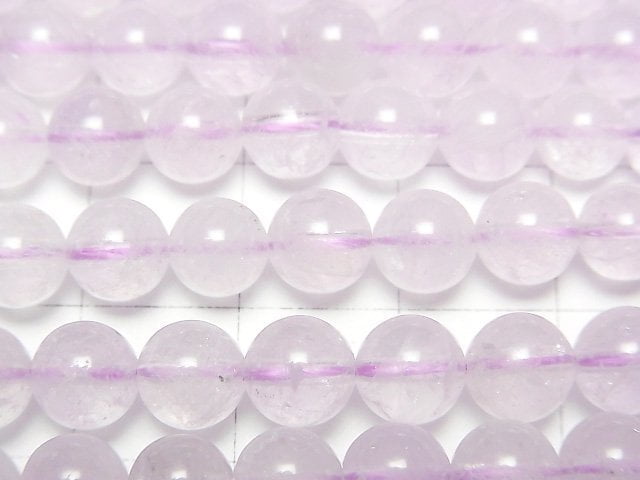 淺色紫水晶 AA+ 圓珠 6mm 一串 (約15英吋/37公分)