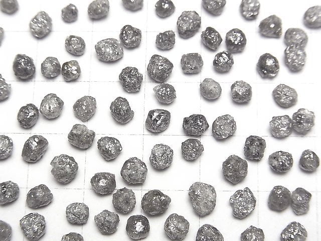 Grauer Diamant loser Stein rauer Nugget 5 Stück