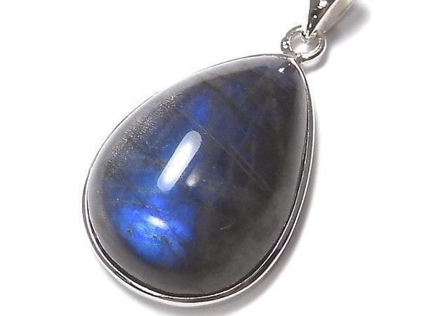 [Video][One of a kind] Labradorite AAA Pendant Silver925 NO.3