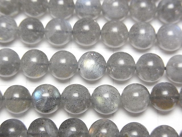 拉長石 AA+ 圓珠 6.5mm 1串 (約15英吋/38公分)