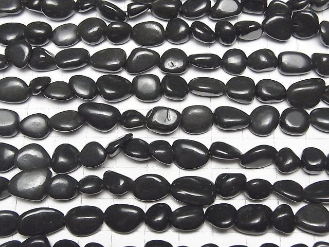 Shungite AAA Nugget 1strand beads (aprx.15inch/36cm)