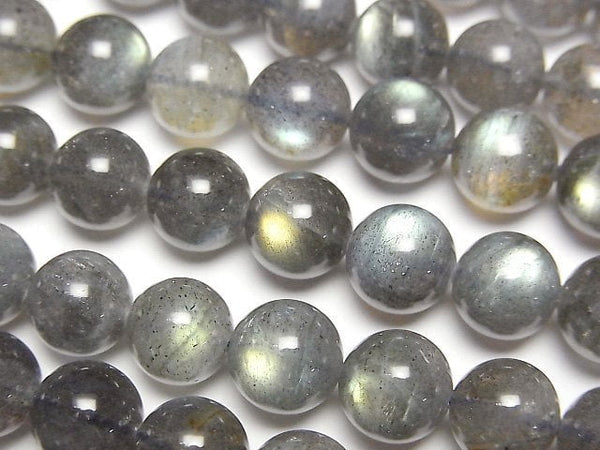 [Video]Labradorite AA++ Round 8mm half or 1strand beads (aprx.15inch/36cm)