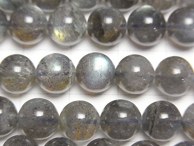 拉長石 AA++ 圓珠 8mm 半串或一串 (約15英吋/36公分)