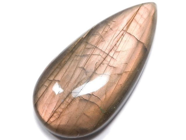[Video][One of a kind] Pink-Orange Labradorite AAA Cabochon 1pc NO.56