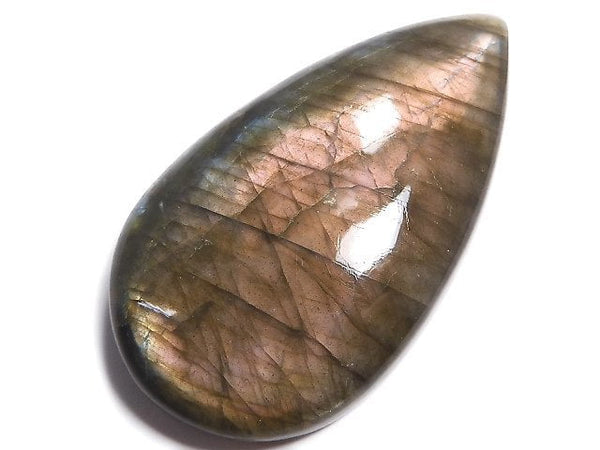 [Video][One of a kind] Pink-Orange Labradorite AAA Cabochon 1pc NO.57