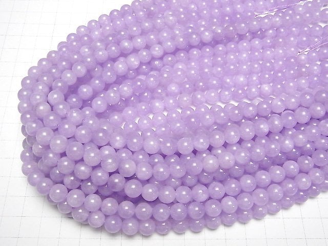 Lavendel-Amethyst Rund 8mm 1Strang Perlen (ca. 15 Zoll/37 cm)