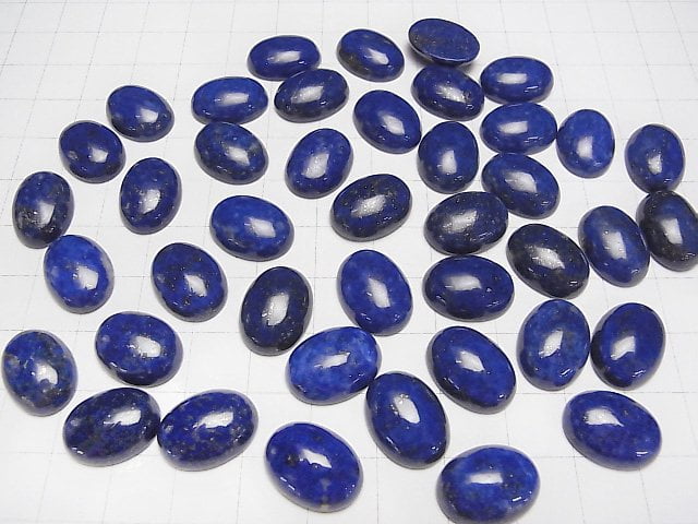 Lapislazuli AAA- Oval Cabochon 16x12mm 2 Stück