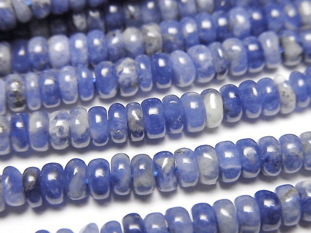 Sodalite AA Rondelle 4x4x2mm 1strand beads (aprx.15inch/37cm)