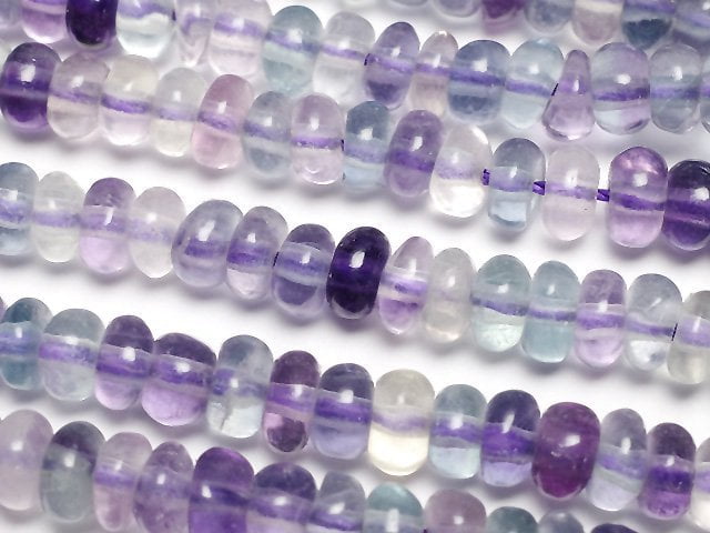 Purple Fluorite AA++ Rondelle 4x4x2mm 1strand beads (aprx.15inch/37cm)