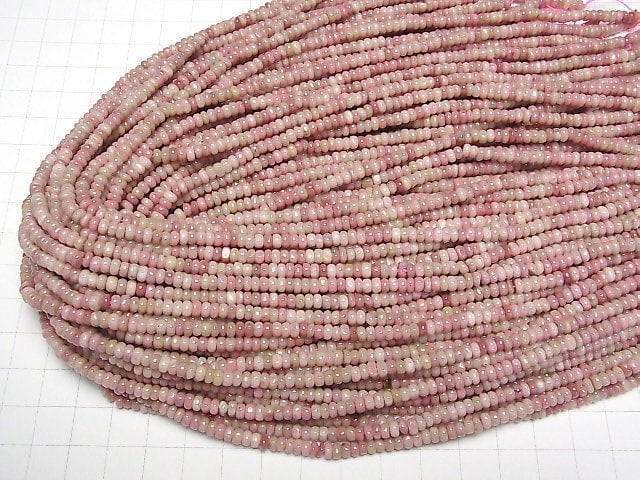 Siliziumschiefer AA Rondelle 4x4x2mm 1strang Perlen (ca. 15inch/37cm)