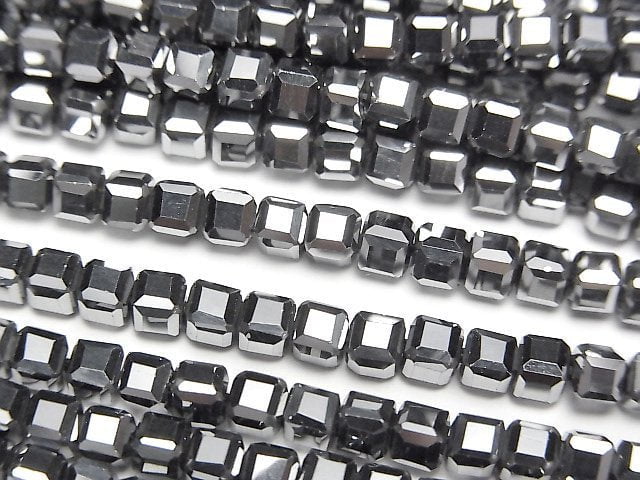 High Quality! Terahertz Cube Shape 3x3x3mm 1strand beads (aprx.15inch/37cm)