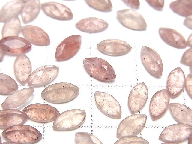 Hochwertiger rosa Epidot AA++ lose Stein Marquise facettiert 8x4mm 10 Stück