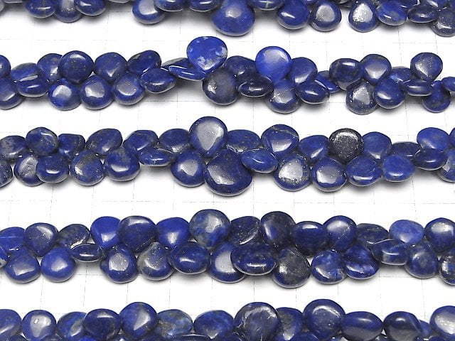 Lapislazuli AA++ Kastanie (glatt) 1 Strang Perlen (ca. 7 Zoll/18 cm)