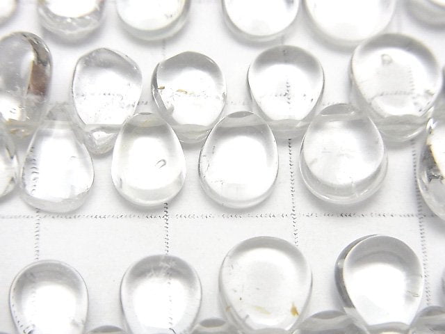 High Quality White Topaz AAA- Pear shape (Smooth) 1strand beads (aprx.7inch/18cm)