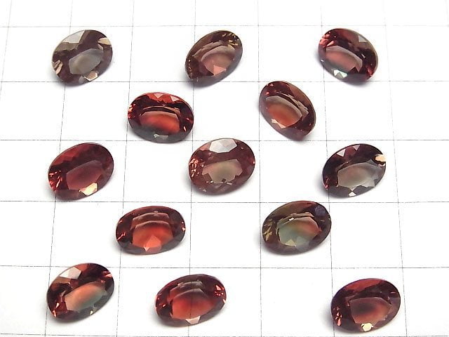 Hochwertiger Andesin AAA Lose Stein Oval facettiert 10x8mm 1 Stück