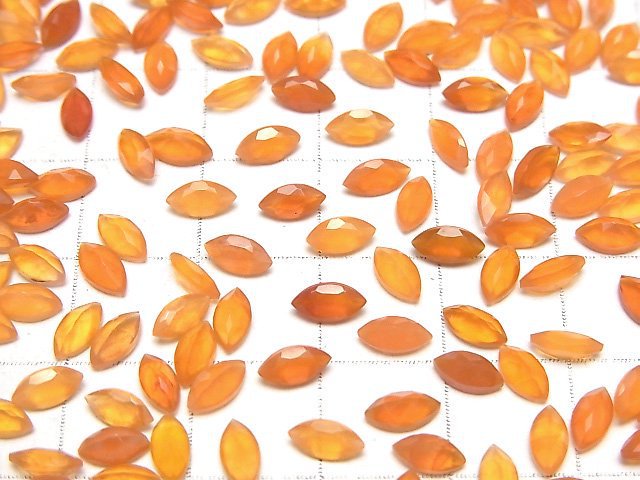 Hochwertiger Karneol AAA Lose Stein Marquise facettiert 6x3mm 10 Stück