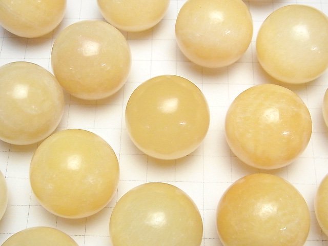 Gelber Calcit Kugel, Rund 30mm 1Stück