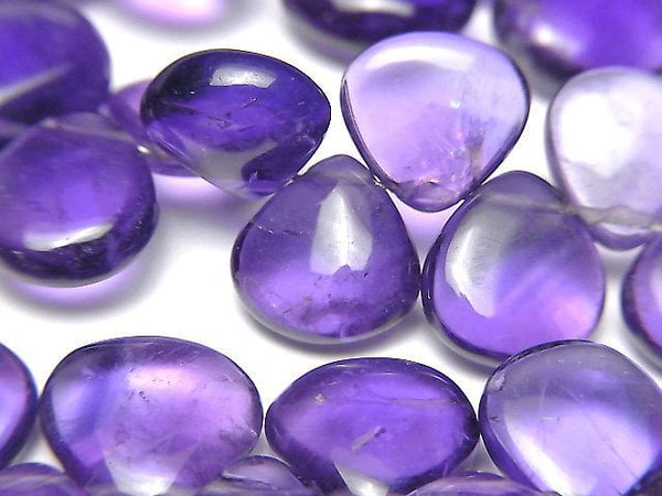 [Video]High Quality Amethyst AA++ Chestnut (Smooth) half or 1strand beads (aprx.7inch/18cm)