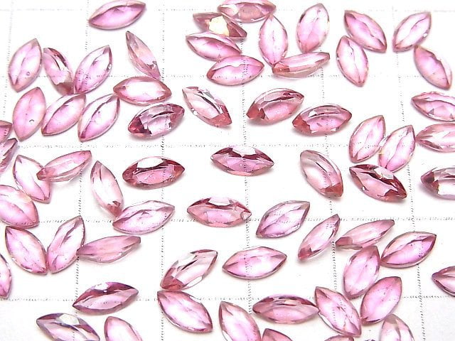 Hochwertiger rosa Topas AAA lose Steine Marquise facettiert 8x4mm 5 Stück
