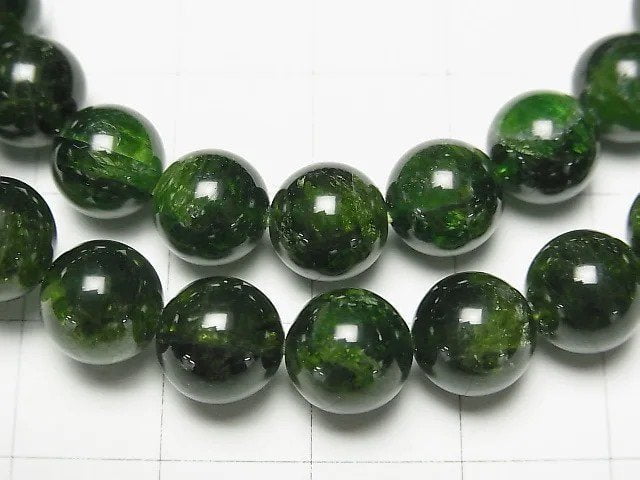Chrome Diopside AA++ Round 8mm Bracelet