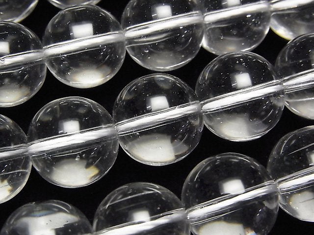 Crystal (Smelted Quartz) AAA Round 14mm 1strand beads (aprx.15inch/36cm)