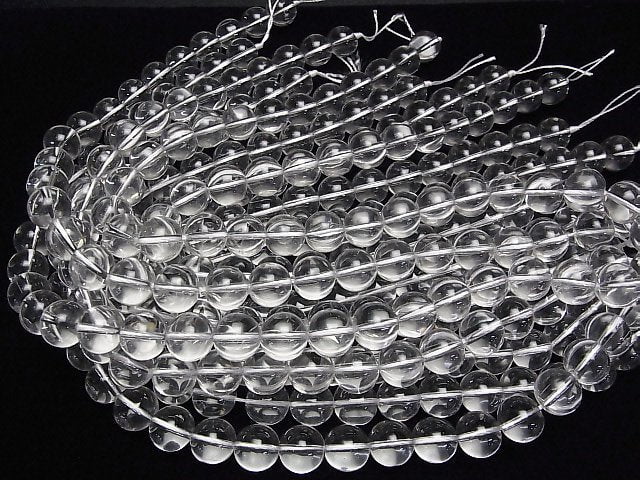 Kristall (geschmolzener Quarz) AAA Rund 14mm 1Strang Perlen (ca. 15 Zoll/36 cm)
