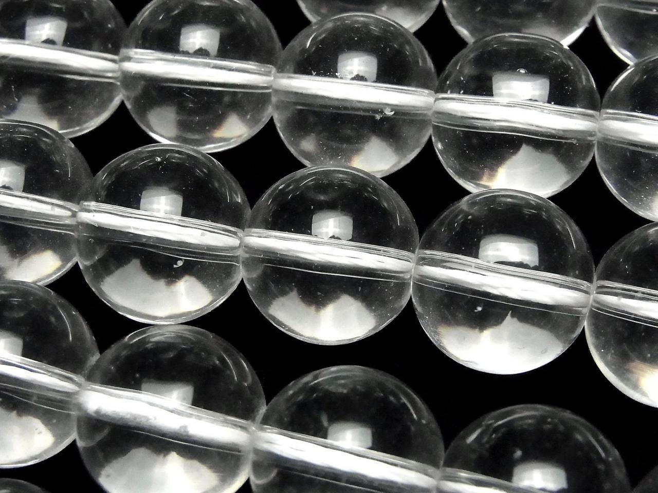 Crystal (Fused Quartz) AAA Round 16mm 1-strand beads (approx. 14 inches/35 cm)