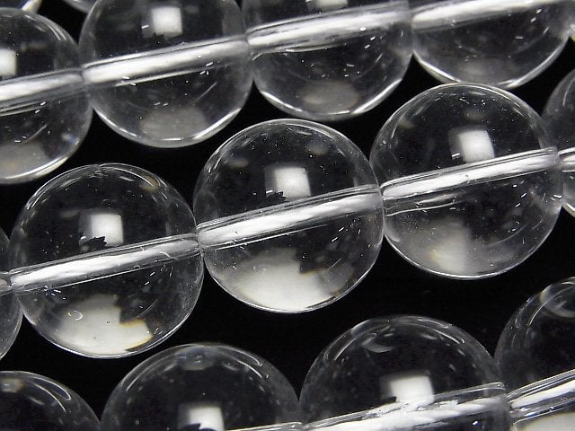 Crystal (Smelted Quartz) AAA Round 18mm 1strand beads (aprx.14inch/34cm)