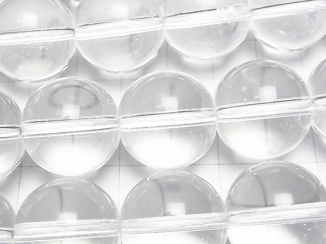 Crystal (Smelted Quartz) AAA Round 20mm 1strand beads (aprx.14inch/34cm)