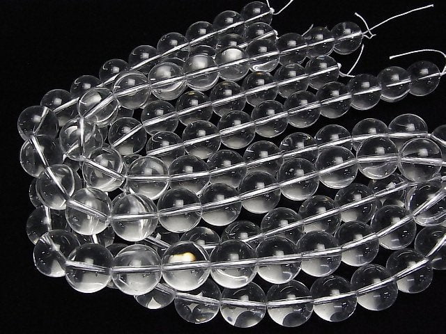 Kristall (geschmolzener Quarz) AAA Rund 20mm 1Strang Perlen (ca. 14 Zoll/34 cm)