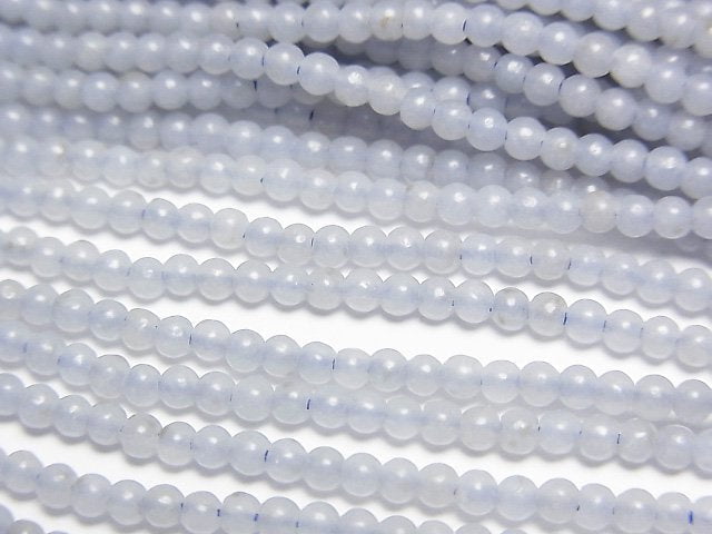 Angelite AAA- Round 2mm 1strand beads (aprx.15inch/37cm)