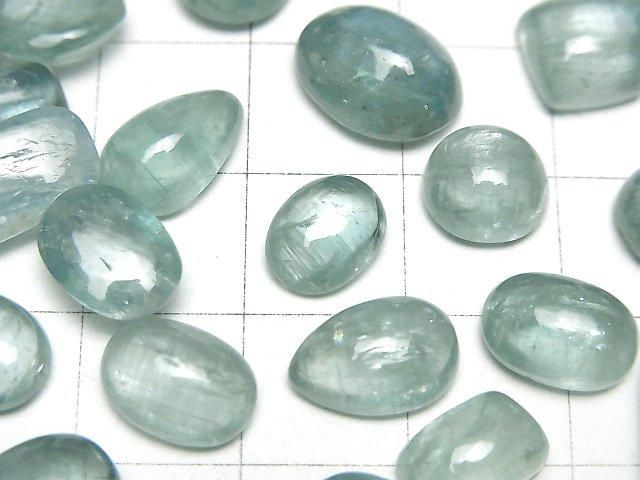 High Quality Aqua Kyanite AA++ Mix Shape Cabochon 3pcs