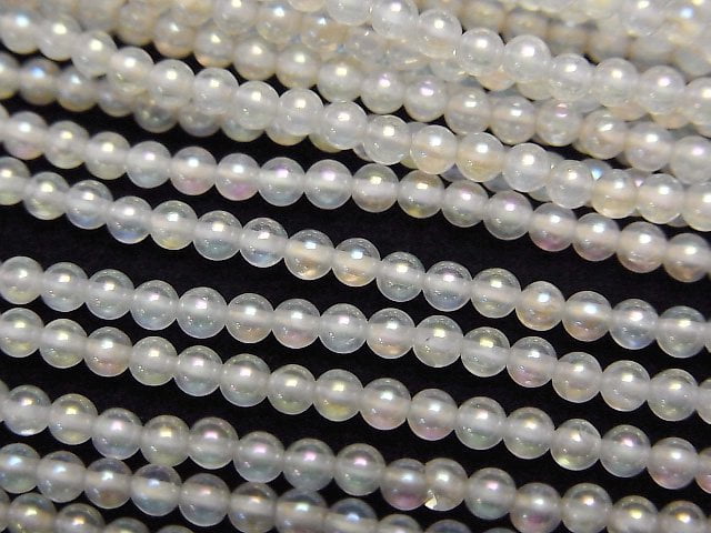 Aqua Crystal Round 2mm 1strand beads (aprx.15inch/36cm)
