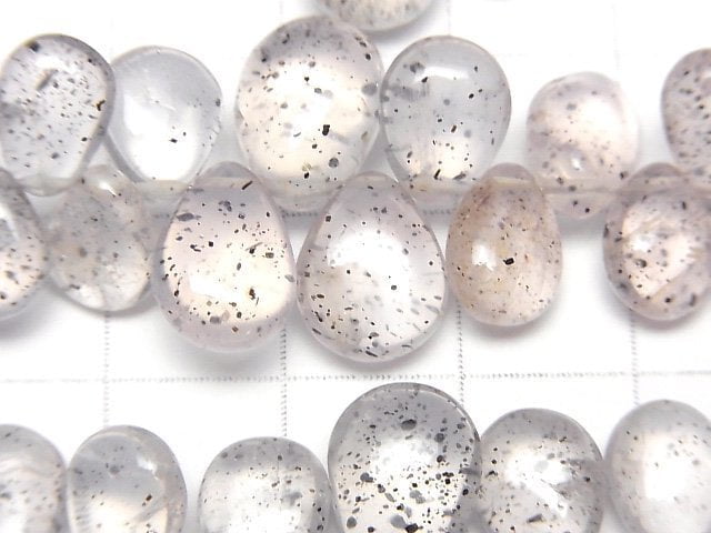 Micain Rose Quartz Pear shape (Smooth) half or 1strand beads (aprx.7inch/18cm)