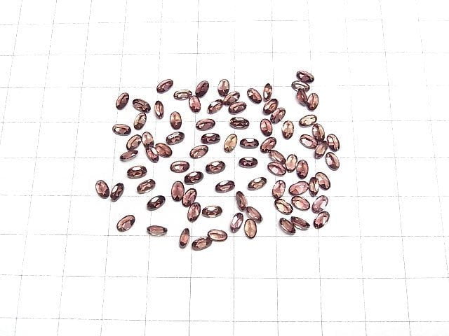 High Quality Reddish Brown Zircon AAA Loose stone Oval Faceted 5x3mm 2pcs